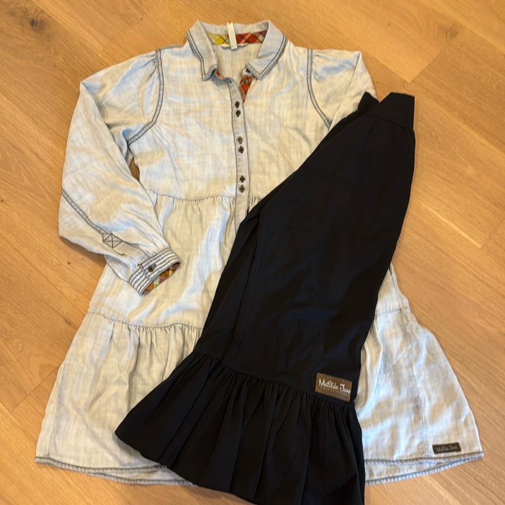 Matilda Jane xs dress and ruffle pants bundle